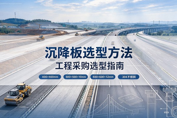 武平沉降板选择方法