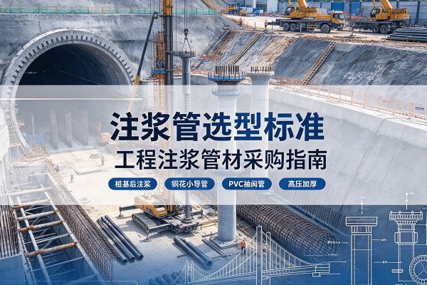 武平注浆管选型标准