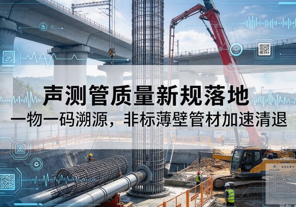 武平声测管质量新规落地，一物一码溯源，非标薄壁管材加速清退