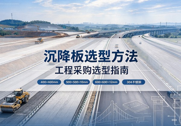 武平沉降板选择方法